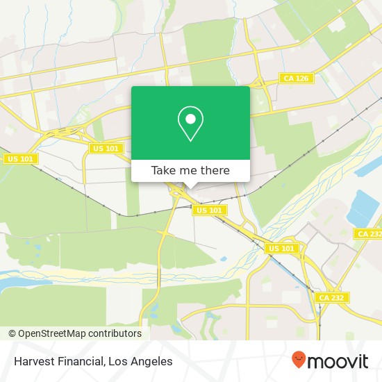 Harvest Financial map