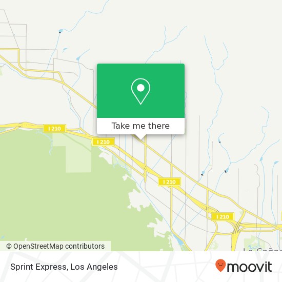 Sprint Express map