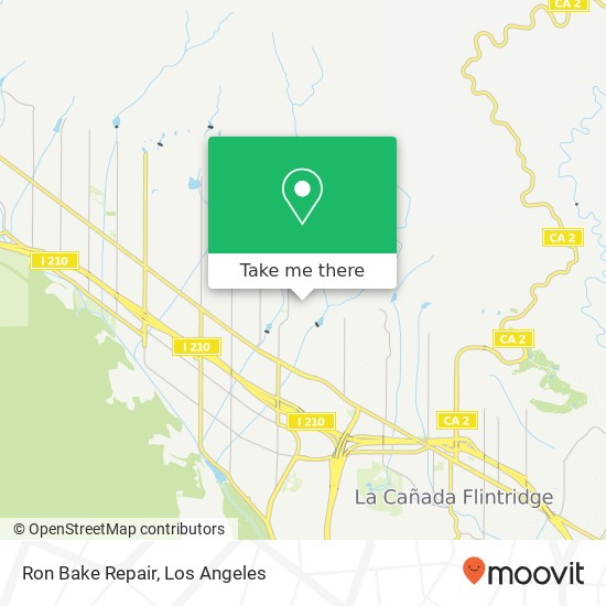 Ron Bake Repair map