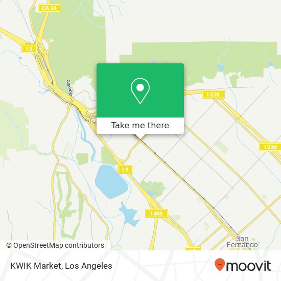 Mapa de KWIK Market