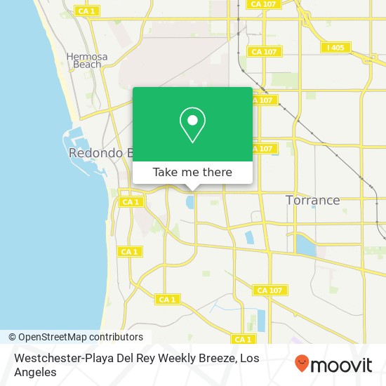 Westchester-Playa Del Rey Weekly Breeze map