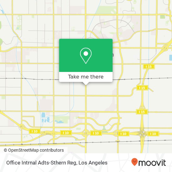 Mapa de Office Intrnal Adts-Sthern Reg