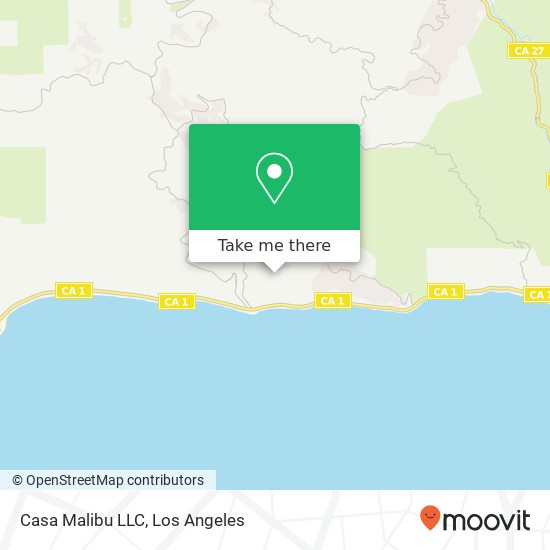 Casa Malibu LLC map