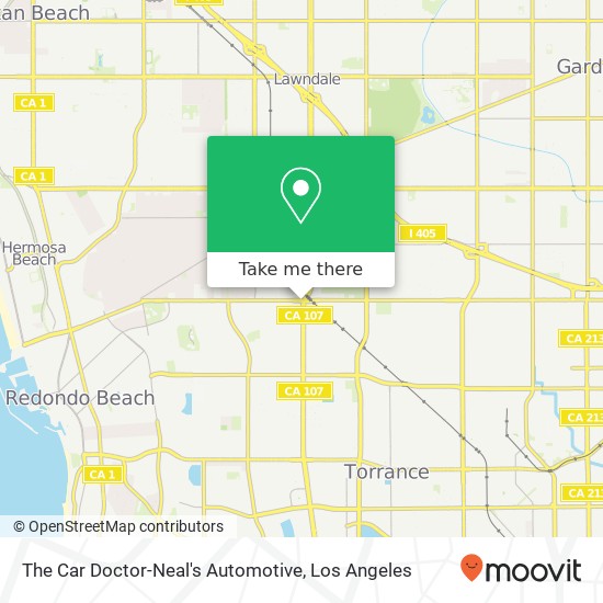 The Car Doctor-Neal's Automotive map