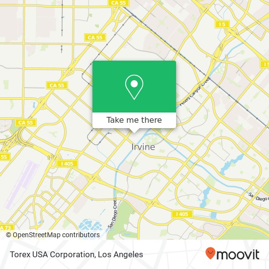 Torex USA Corporation map