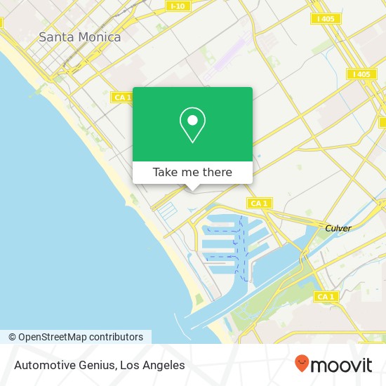 Automotive Genius map