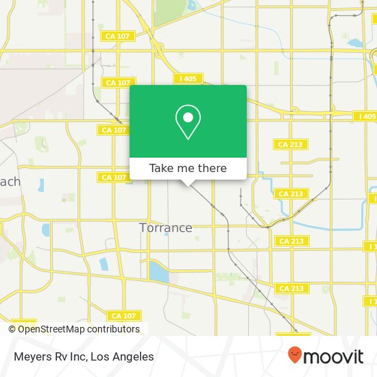 Meyers Rv Inc map