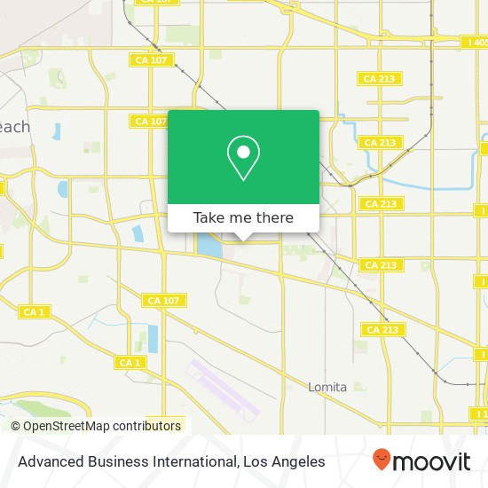 Advanced Business International map