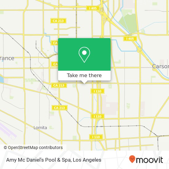 Amy Mc Daniel's Pool & Spa map