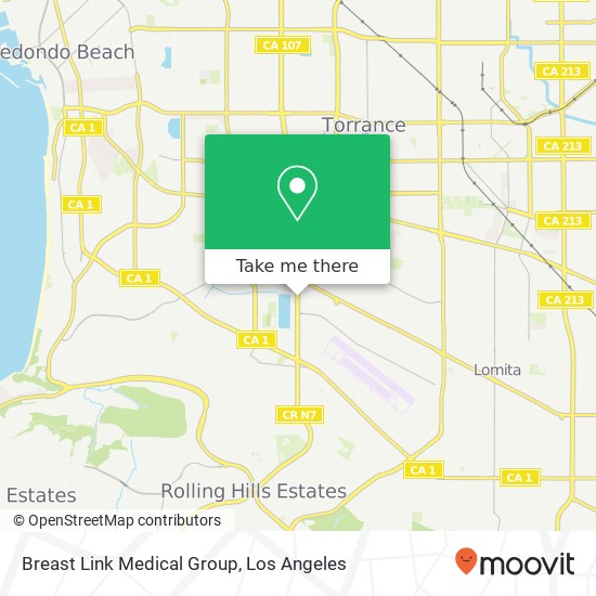Breast Link Medical Group map
