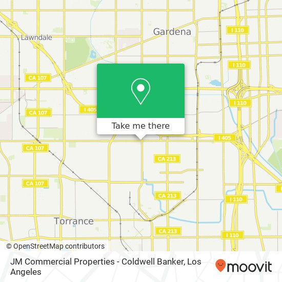 Mapa de JM Commercial Properties - Coldwell Banker