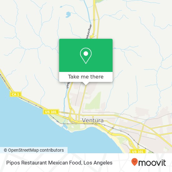 Pipos Restaurant Mexican Food map