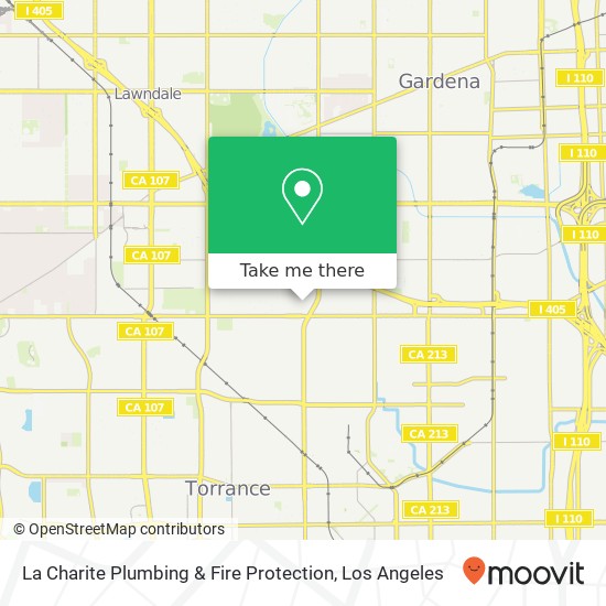 La Charite Plumbing & Fire Protection map