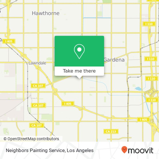 Neighbors Painting Service map