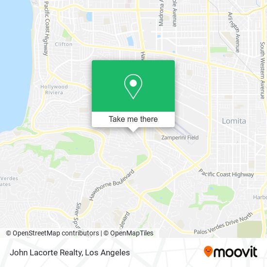 John Lacorte Realty map