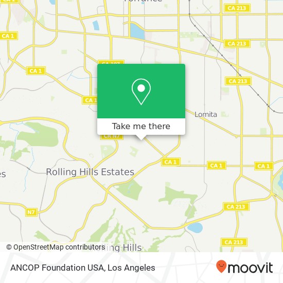 ANCOP Foundation USA map