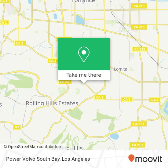 Power Volvo South Bay map