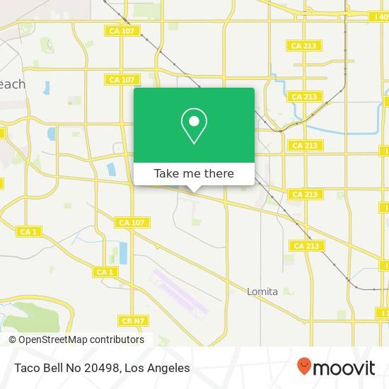 Taco Bell No 20498 map