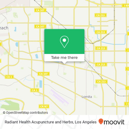 Mapa de Radiant Health Acupuncture and Herbs