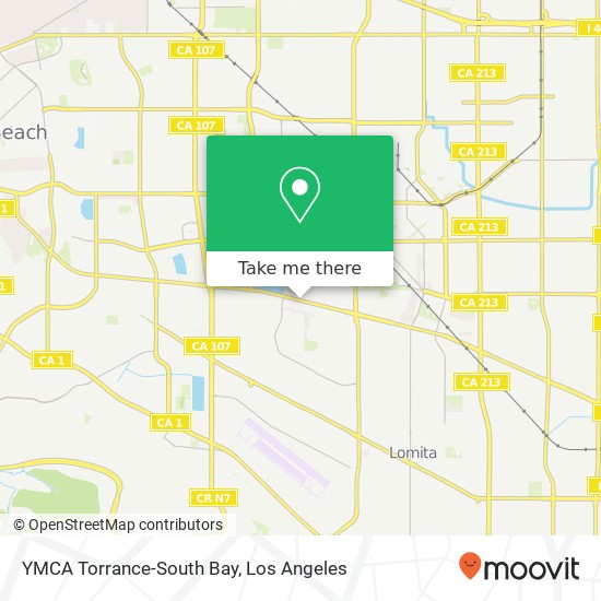 Mapa de YMCA Torrance-South Bay