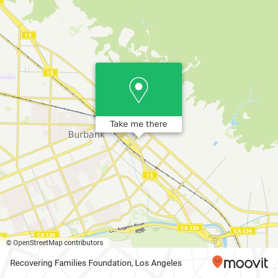 Recovering Families Foundation map