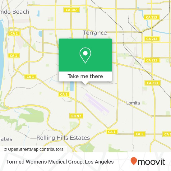 Mapa de Tormed Women's Medical Group
