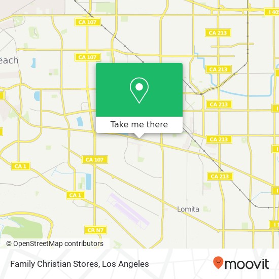 Family Christian Stores map