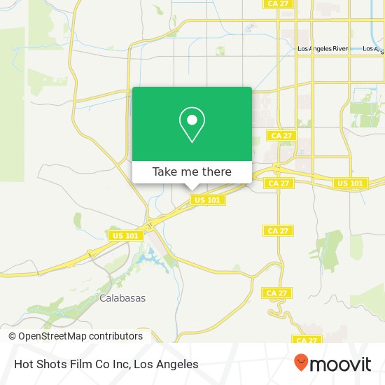 Hot Shots Film Co Inc map