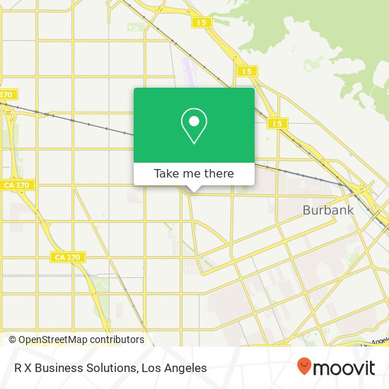 R X Business Solutions map