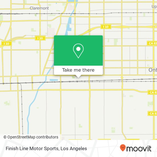 Finish Line Motor Sports map