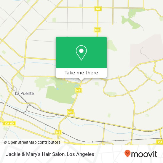 Mapa de Jackie & Mary's Hair Salon