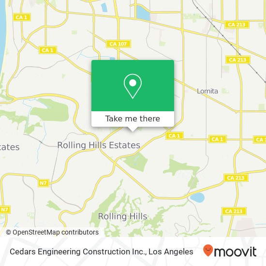 Cedars Engineering Construction Inc. map