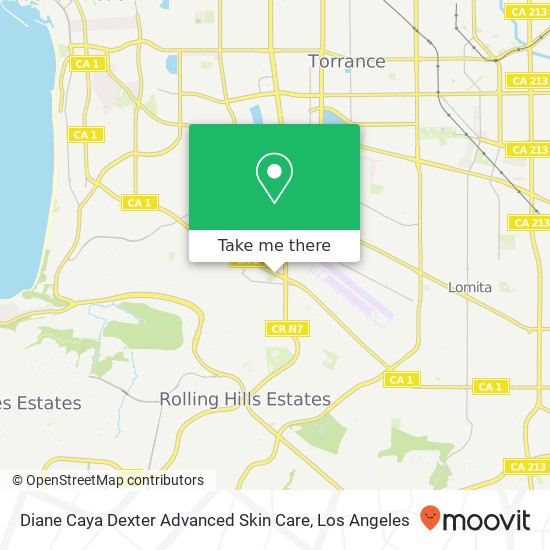 Diane Caya Dexter Advanced Skin Care map