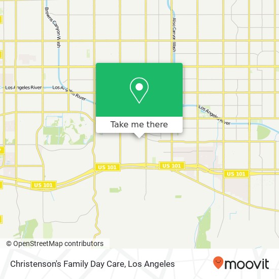 Christenson's Family Day Care map