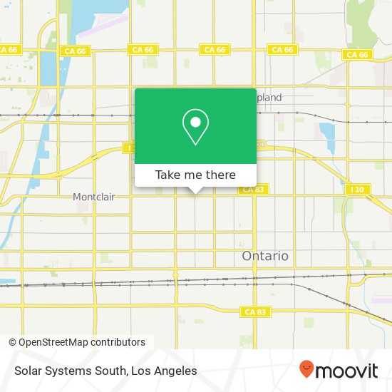 Solar Systems South map