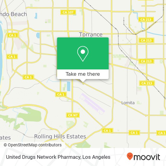 United Drugs Network Pharmacy map