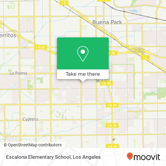 Escalona Elementary School map