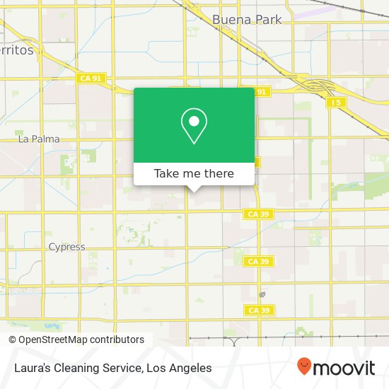 Mapa de Laura's Cleaning Service