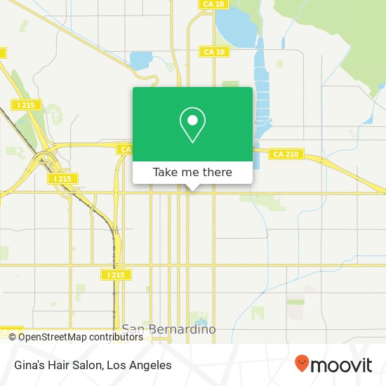 Gina's Hair Salon map