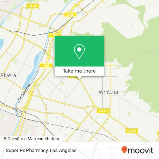 Super Rx Pharmacy map