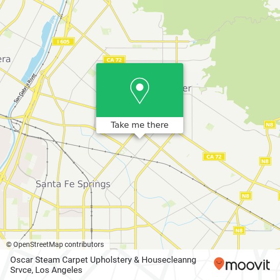 Mapa de Oscar Steam Carpet Upholstery & Housecleanng Srvce