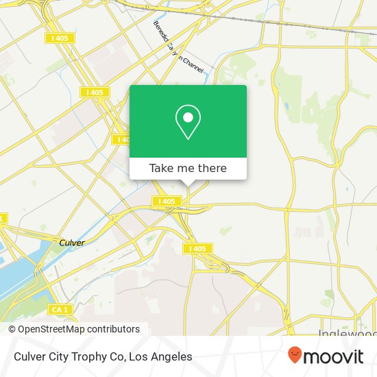 Mapa de Culver City Trophy Co