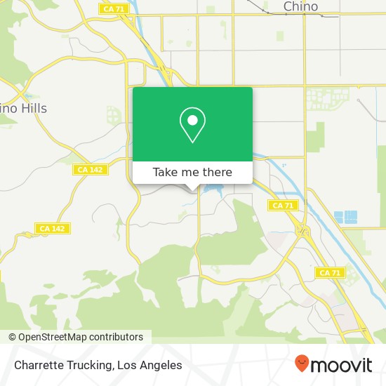 Charrette Trucking map
