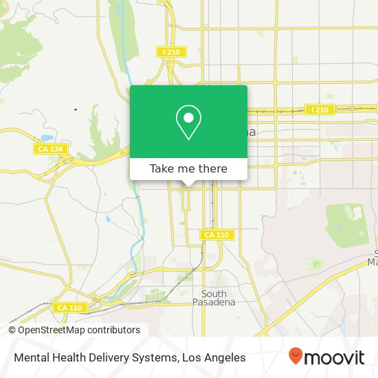 Mental Health Delivery Systems map