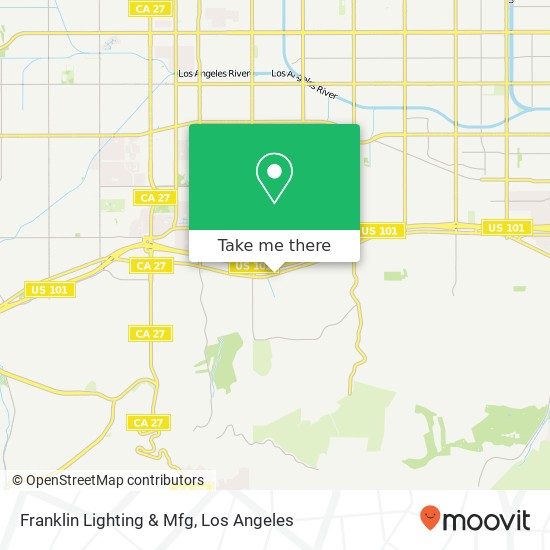 Franklin Lighting & Mfg map