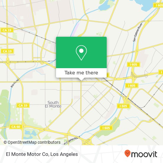 Mapa de El Monte Motor Co