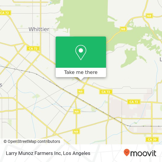 Mapa de Larry Munoz Farmers Inc