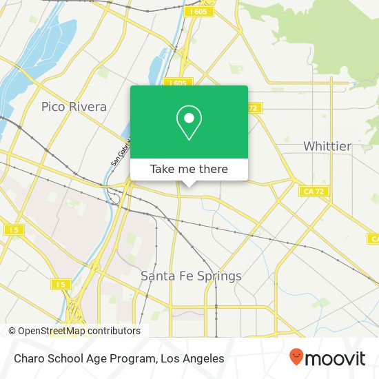 Charo School Age Program map