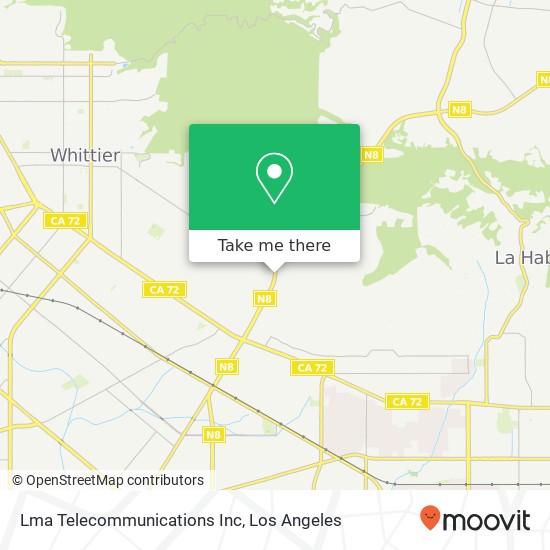 Lma Telecommunications Inc map