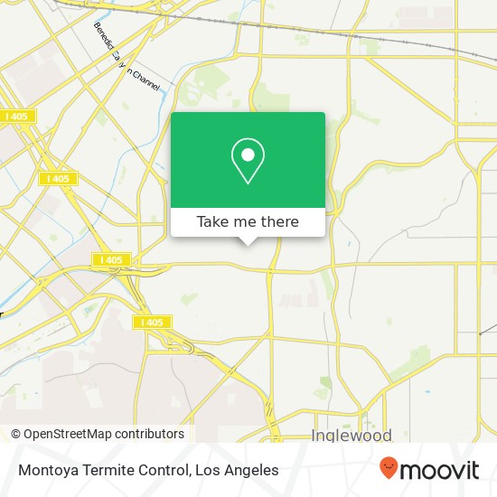 Montoya Termite Control map